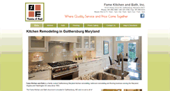 Desktop Screenshot of famekitchenandbath.com